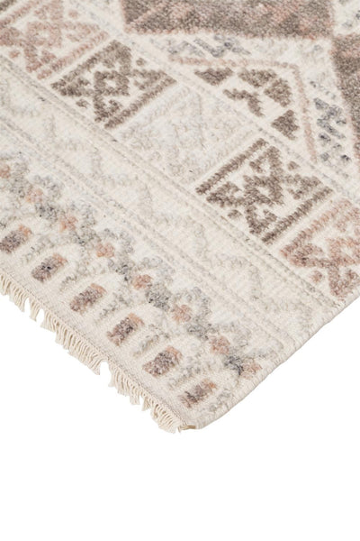 product image for Eckhart Hand Knotted Ivory and Pink Rug by BD Fine Corner Image 1 86