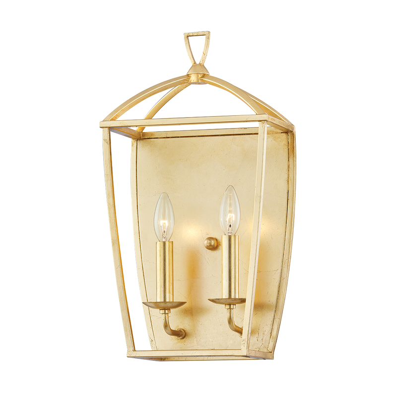 media image for bryant 2 light wall sconce by hudson valley lighting 2 260