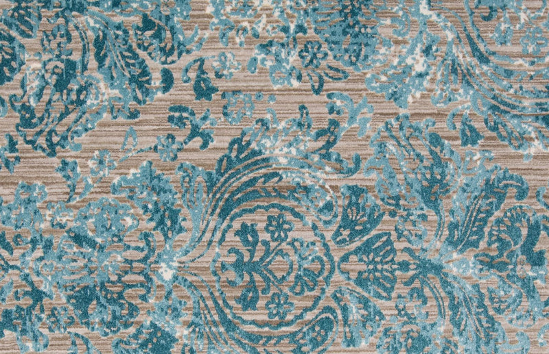 media image for Arsene Blue and Taupe Rug by BD Fine Texture Image 1 29