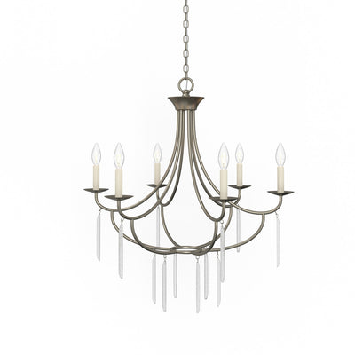 product image for Ella 6 Light Classic Candle Chandelier By Lumanity 6 82