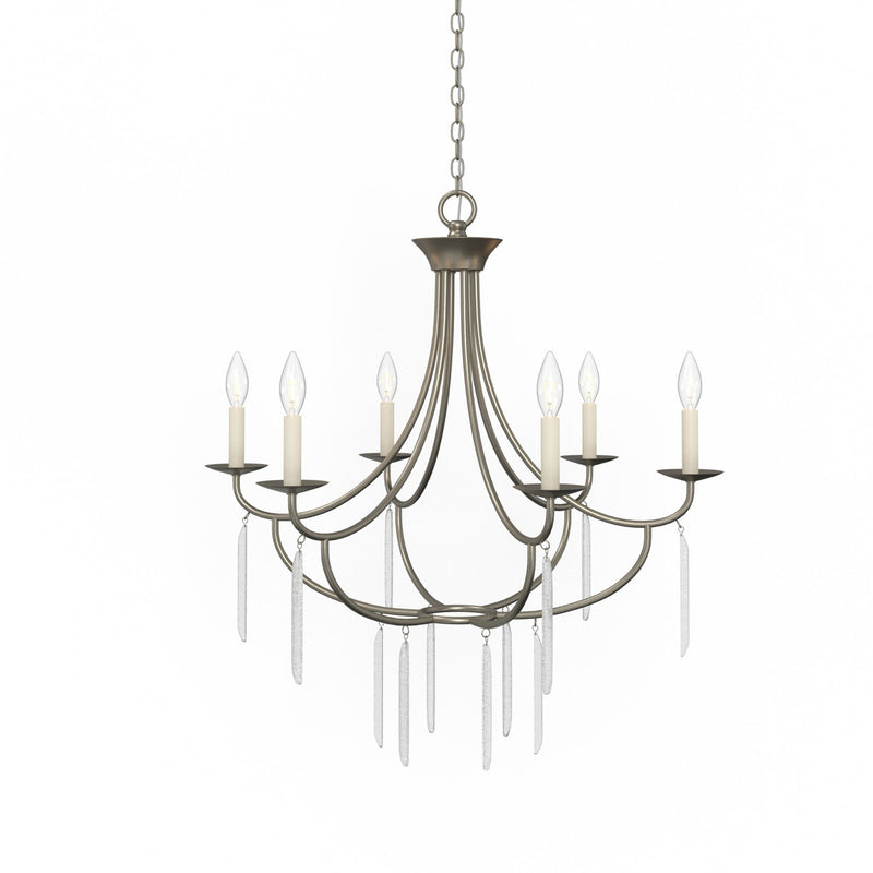 media image for Ella 6 Light Classic Candle Chandelier By Lumanity 6 277