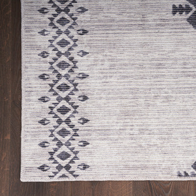 product image for Nicole Curtis Machine Washable Series Ivory Charcoal Scandinavian Rug By Nicole Curtis Nsn 099446163332 5 19