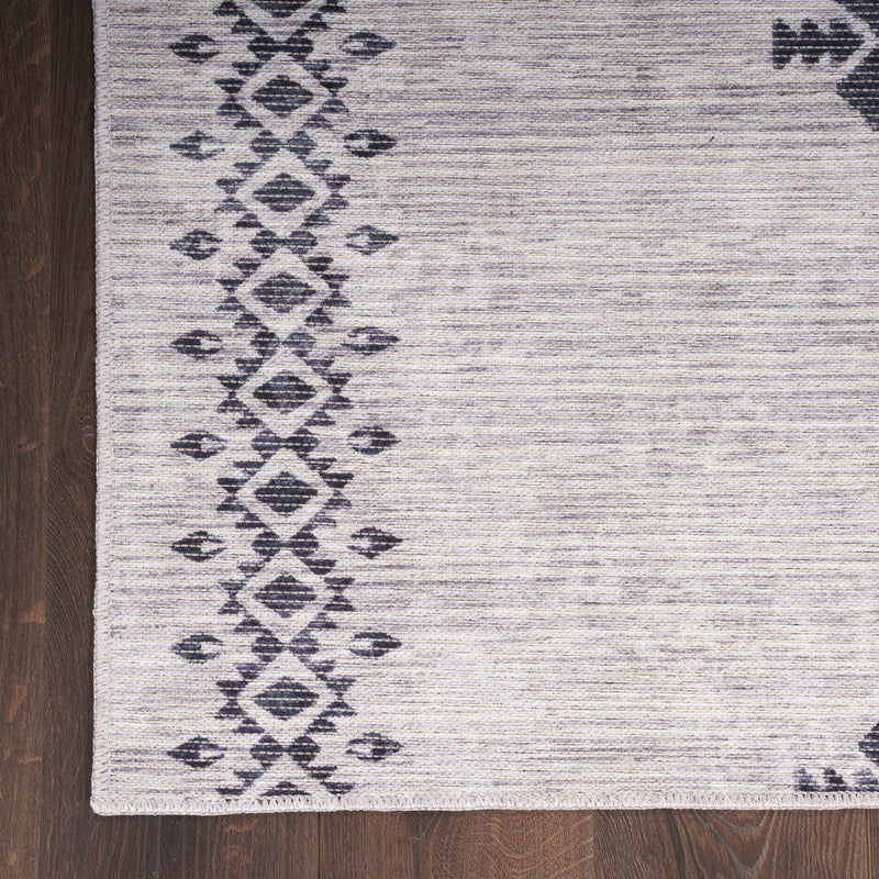 media image for Nicole Curtis Machine Washable Series Ivory Charcoal Scandinavian Rug By Nicole Curtis Nsn 099446163332 5 237