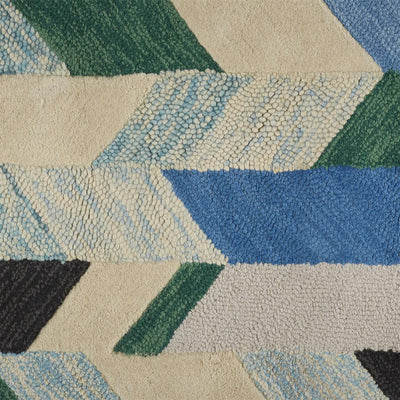 product image for Elison Hand Tufted Green and Blue Rug by BD Fine Texture Image 1 60