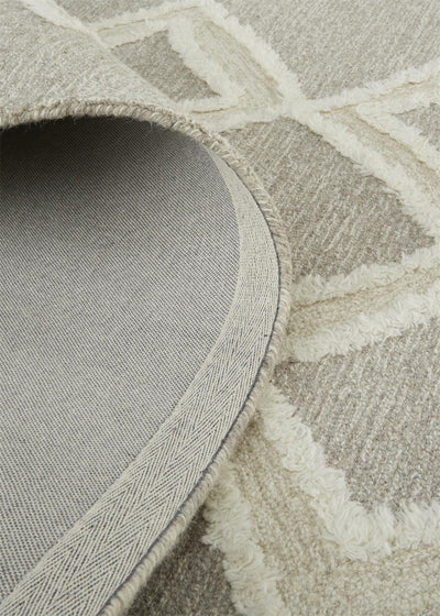 product image for Elika Hand Tufted Taupe and Ivory Rug by BD Fine Roll Image 1 83