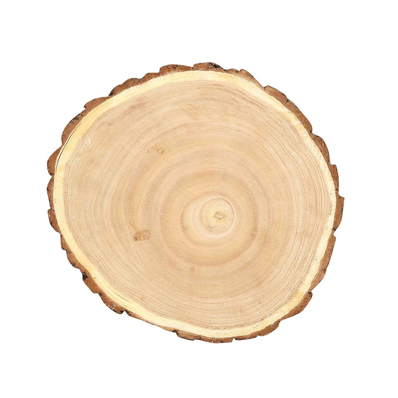 media image for round paulownia wood slice by bd edition 1 236