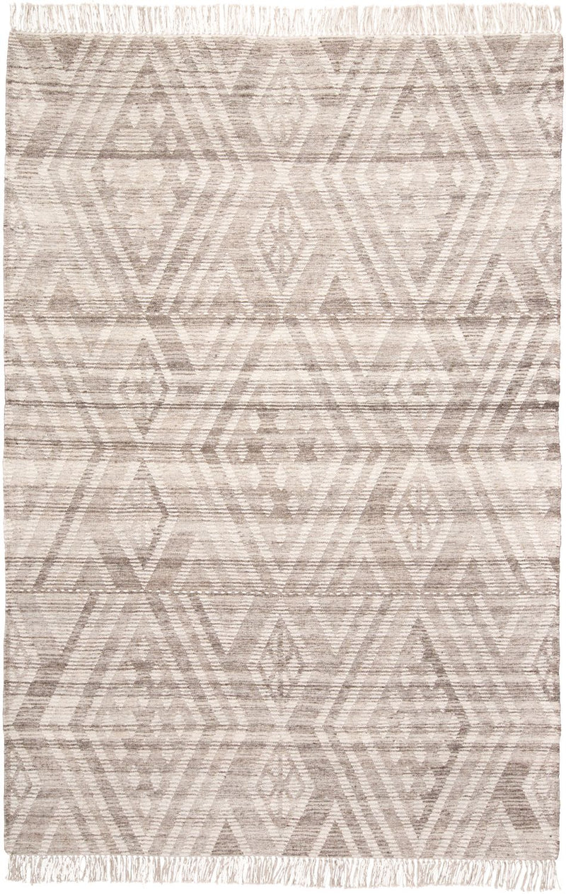 media image for Bray Flatweave Taupe and Ivory Rug by BD Fine Flatshot Image 1 268