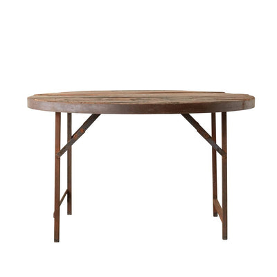 product image of Found Wood & Metal Folding Tent Dining Table design by BD Edition 517