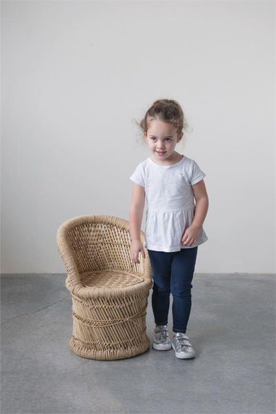 product image for Bamboo & Rope Kids Chair design by BD Mini 84