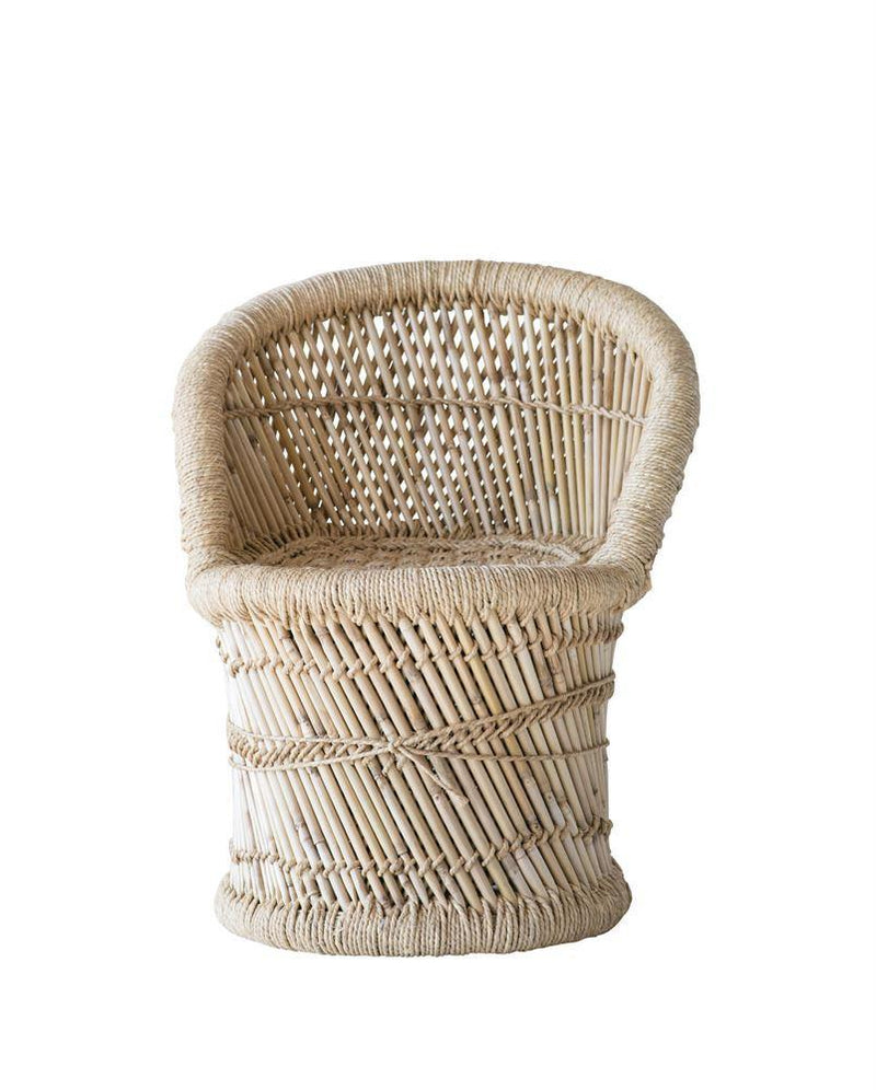media image for Bamboo & Rope Kids Chair design by BD Mini 281