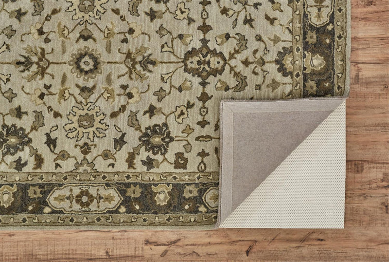 media image for Botticino Hand Tufted Gray and Beige Rug by BD Fine Fold Image 1 239