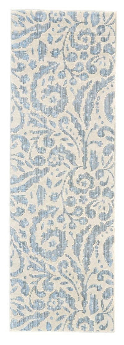 product image for Carini Blue and Ivory Rug by BD Fine Flatshot Image 1 22