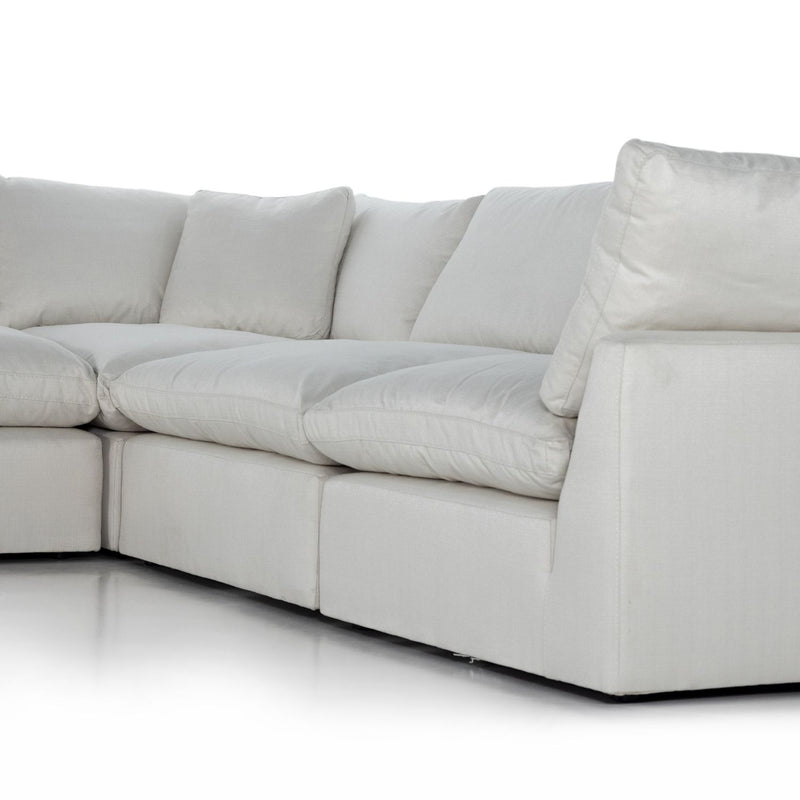 media image for Stevie 4-Piece Sectional Sofa w/ Ottoman in Various Colors Alternate Image 7 283