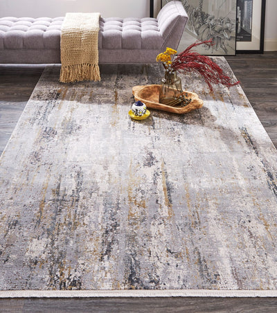 product image for Lindstra Ivory and Gray Rug by BD Fine Roomscene Image 1 41
