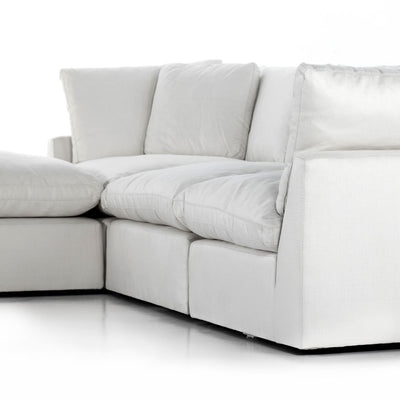 product image for Stevie 3-Piece Sectional Sofa w/ Ottoman in Various Colors Alternate Image 9 52