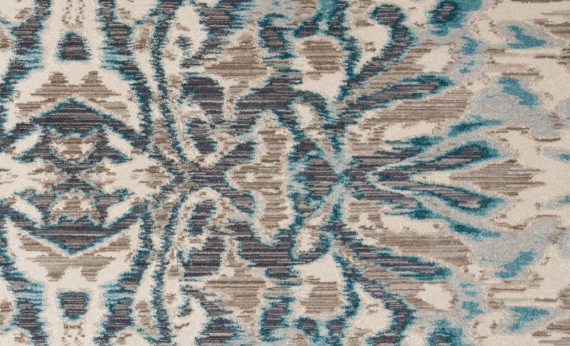 media image for Arsene Teal and Taupe Rug by BD Fine Texture Image 1 258