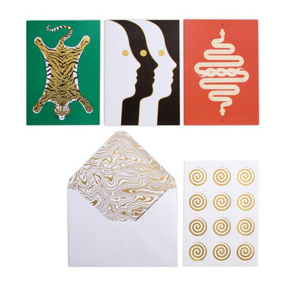 product image for Jonathan Adler Atlas & Animals Boxed Notecards 13