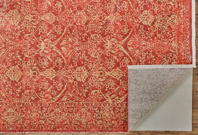 product image for Tessina Red and Gold Rug by BD Fine Fold Image 1 33