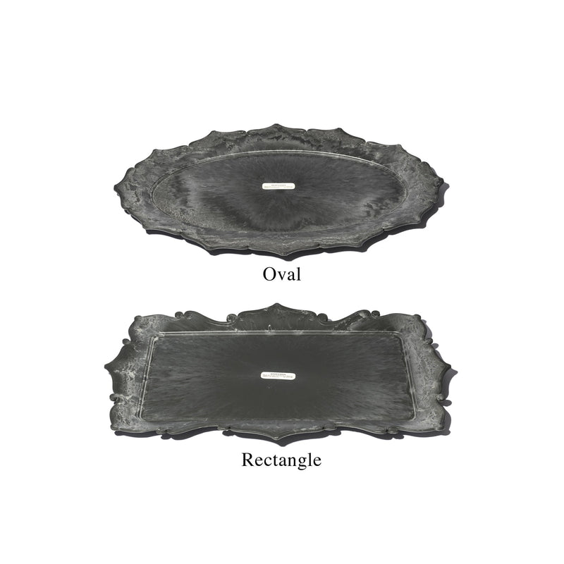 media image for copy of decoration tray circle petal design by puebco 5 269