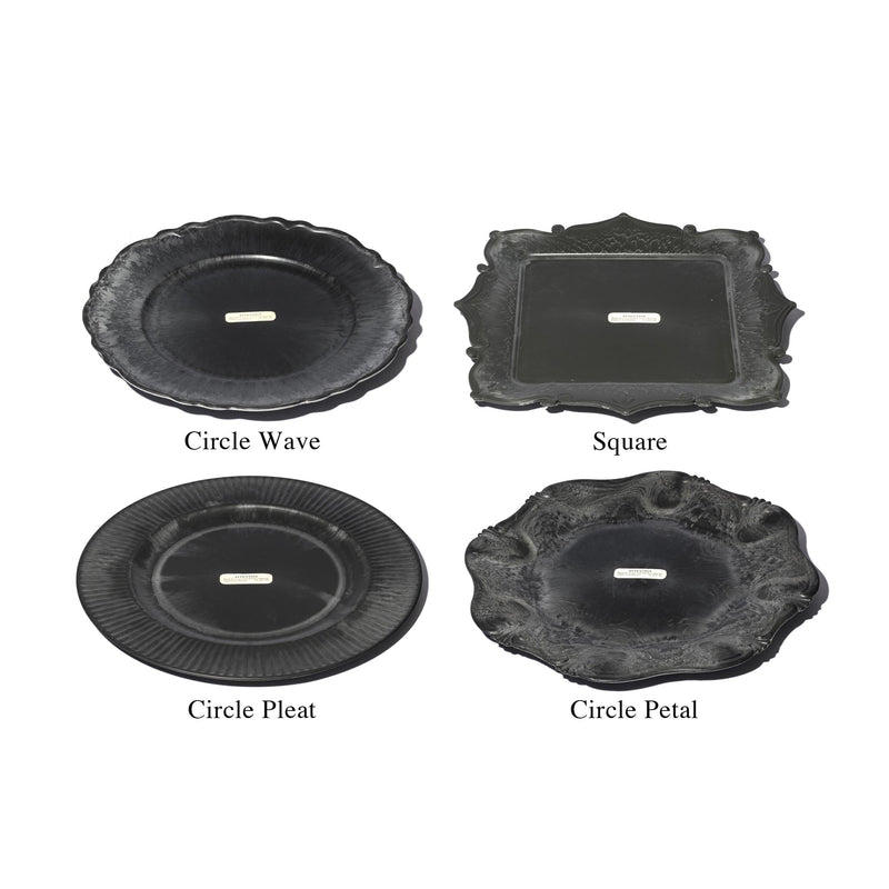 media image for copy of decoration tray circle petal design by puebco 4 276