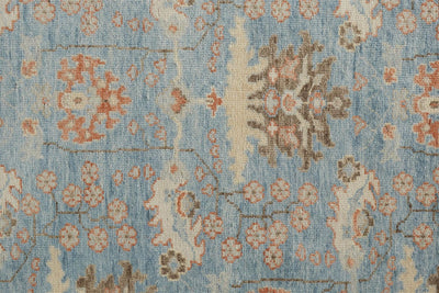 product image for Bennet Hand Knotted Blue and Brown Rug by BD Fine Texture Image 1 86