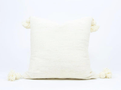 product image of Asma White Moroccan Silk Pillow 1 536