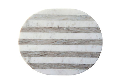 product image of marble cheese cutting board in grey white stripe design by bd edition 1 515