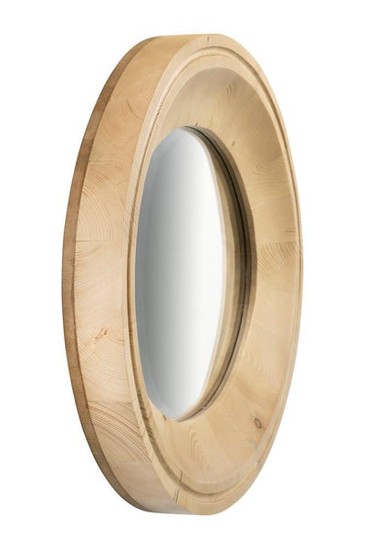 product image for oval wood framed mirror 5 45