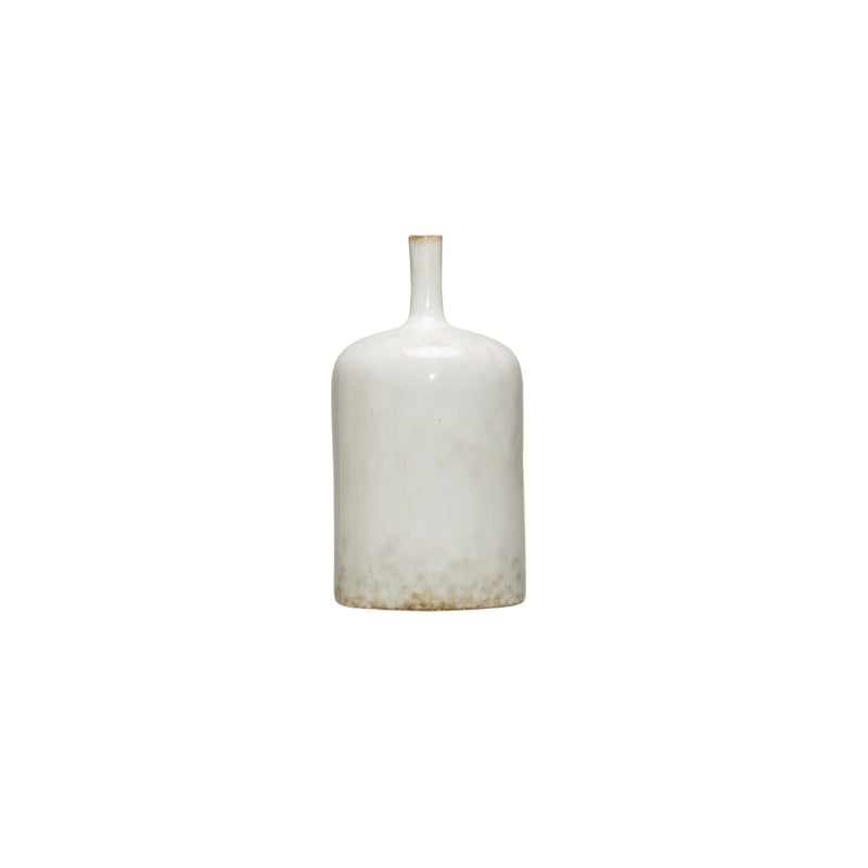 media image for stoneware vase reactive glaze in white 1 265