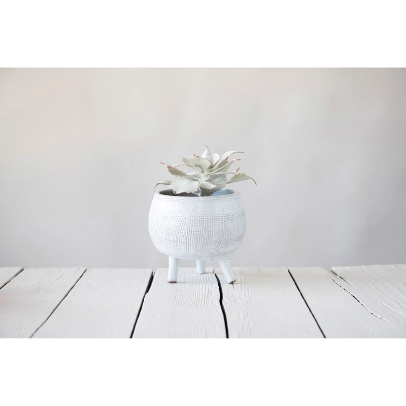 media image for footed terracotta planter 3 247