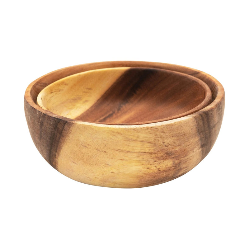 media image for acacia wood bowls set of 2 5 216