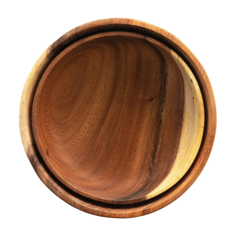 media image for acacia wood bowls set of 2 3 222