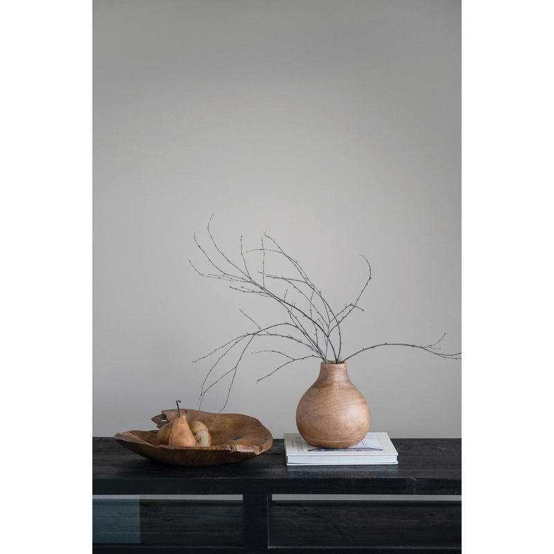 media image for decorative teak wood bowl 7 291