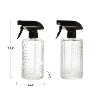 product image for embossed glass spray bottle 2 styles 2 99