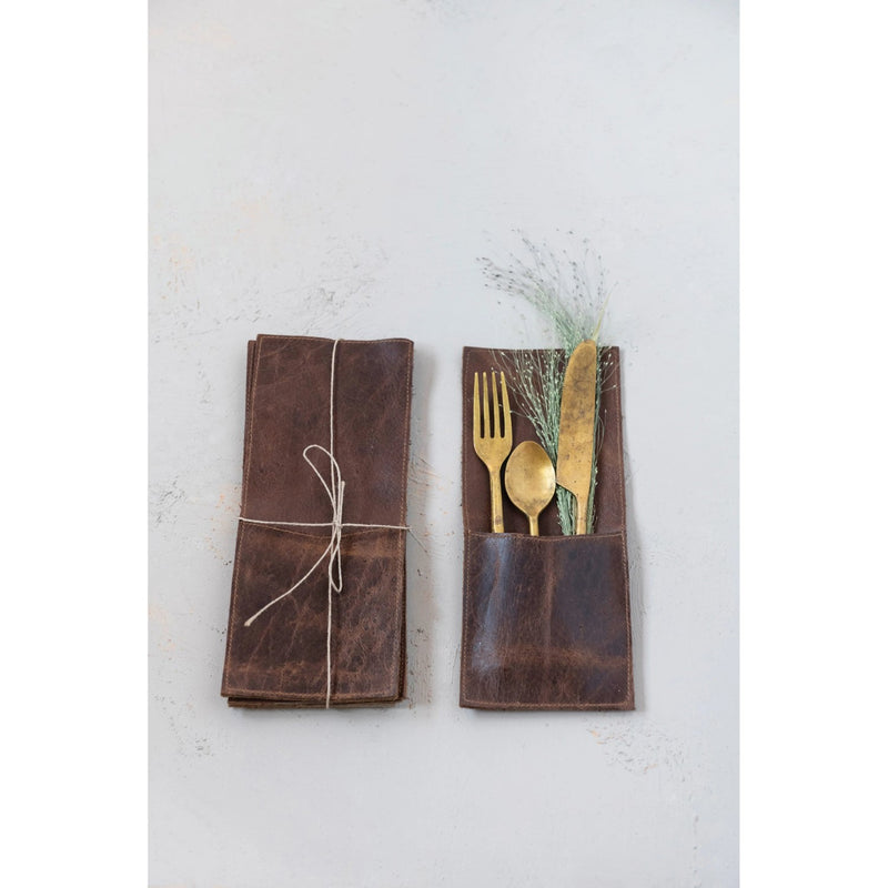 media image for leather cutlery sleeve 1 210