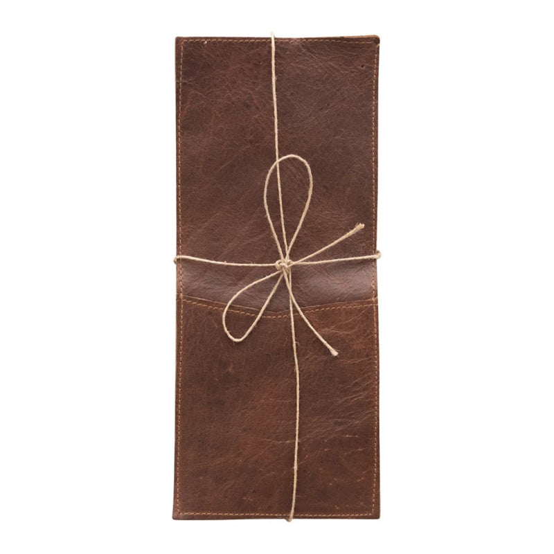 media image for leather cutlery sleeve 3 293
