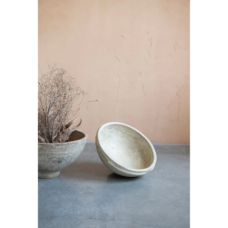 media image for found decorative paper mache bowls set of 2 3 212