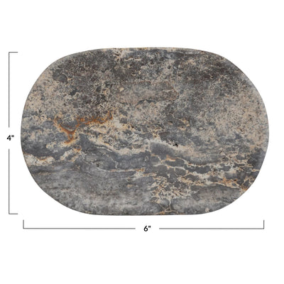 product image for oval travertine soap dish 3 25