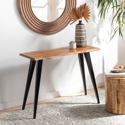 product image for Edge DGE-002 Console Table with Black Base by Surya 55