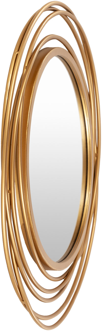 product image for Dixie DII-003 Round Mirror in Gold by Surya 77
