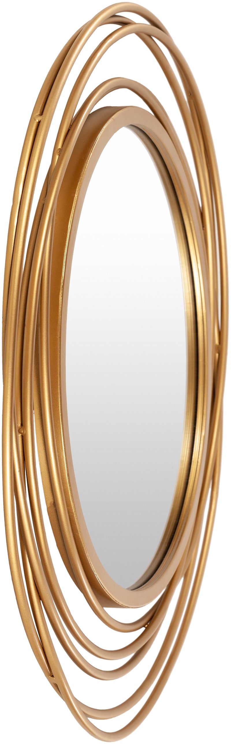 media image for Dixie DII-003 Round Mirror in Gold by Surya 284