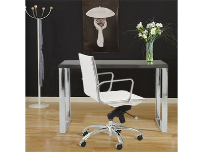product image for Dillon Desk in Grey Lacquer design by Euro Style 2
