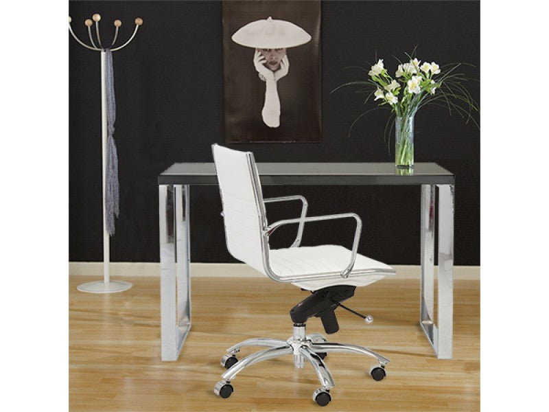 media image for Dillon Desk in Grey Lacquer design by Euro Style 290