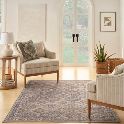 product image for Nicole Curtis Machine Washable Series Ivory Latte Vintage Rug By Nicole Curtis Nsn 099446164629 8 73