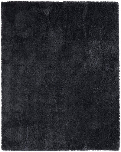 product image of loman solid color classic black charcoal rug by bd fine drnr39k0blkchlh00 1 595
