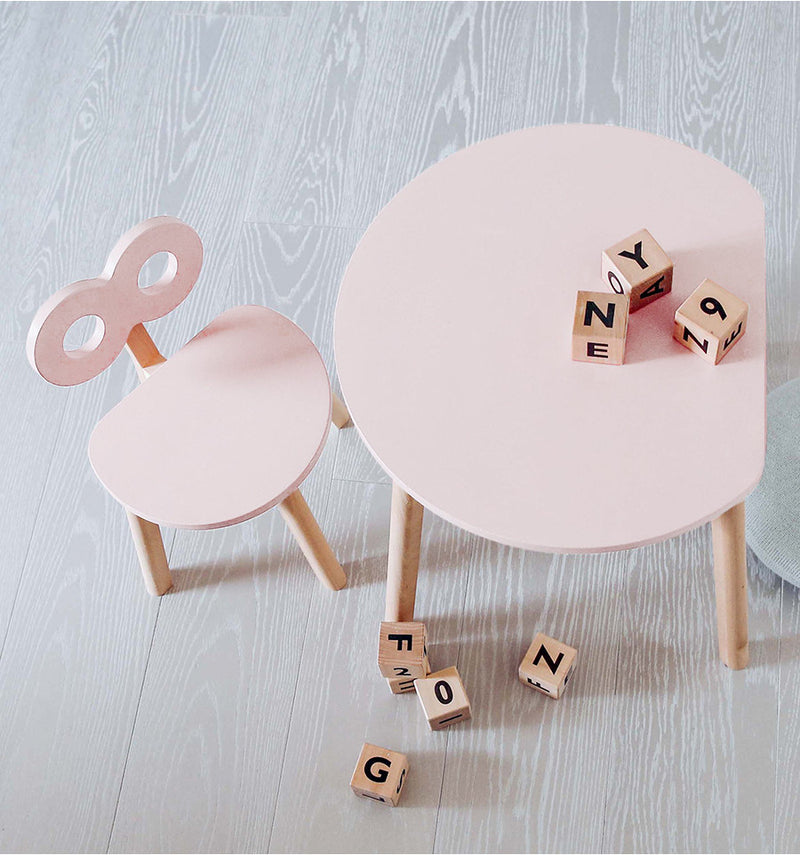 media image for half moon table in pink 3 293