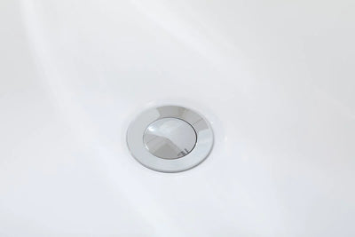 product image for ines 67 soaking bathtub by elegant furniture bt10367gw 8 67