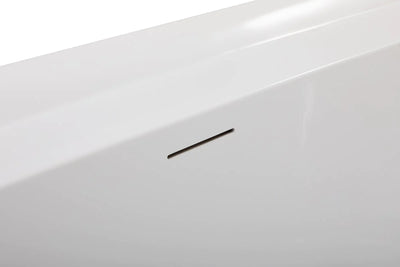 product image for calum 59 soaking bathtub by elegant furniture bt10559gw 6 35