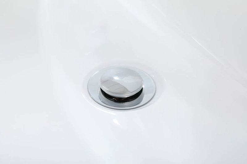 media image for ines 67 soaking bathtub by elegant furniture bt10367gw 7 278