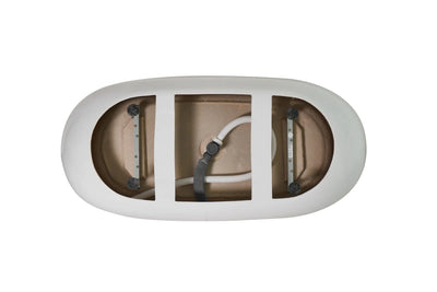 product image for allegra 67 soaking roll top bathtub by elegant furniture bt10767gw 5 72